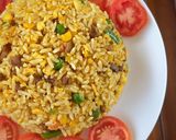 Foto langkah ke 4 dari resep Nasgor Kambing (bumbu kari instant).