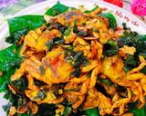 Hình bước làm 8 của món Rạm chiên lá lốt