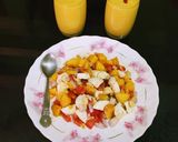 A picture of step 2 of Egg Mango Salad.