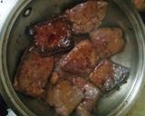 Foto del paso 1 de la receta: Hígado de res encebollado con batata
