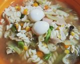 Foto langkah ke 3 dari resep Sayur sop tomat ayam macaroni jagung sup sehat.