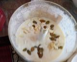 A picture of step 2 of Orange wedges icecream.