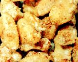 A picture of step 2 of Korean Fried Chicken (Bonchon Chicken).