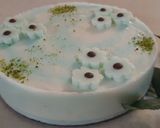 عکس مرحله 12 از دستور چیز کیک بلوبری دورنگ🎂🍰