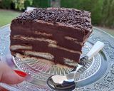 Foto del paso 7 de la receta: Tarta de chocolate y galletas