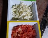 A picture of step 3 of Vegetarian Shrimp Tacos.