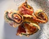 Une image de l'étape 5 de Petits roulés de courgettes (jambon ou chorizo) fromage.