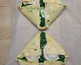 Une image de l'étape 3 de Feuilletés chèvre, épinard.