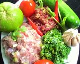 Hình bước làm 1 của món Bánh xèo ngày mưa