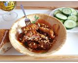 Hình bước làm 5 của món Gà chiên giòn tẩm sốt chua cay 15 phút