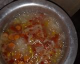 A picture of step 4 of Vegetable rice.