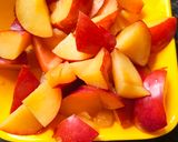 A picture of step 1 of Plum juice.