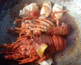 Foto langkah ke 3 dari resep Lobter vs cumi saus tiram.