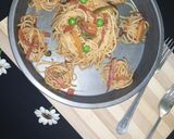 A picture of step 7 of Vegetable spaghetti.