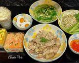 Hình bước làm 5 của món Cơm nhà nấu nhanh