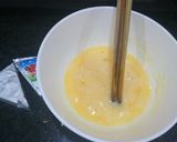 Hình bước làm 3 của món Bánh mì nướng sốt cheese chà bông