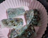 A picture of step 2 of Black beans and Rajma spring rolls.