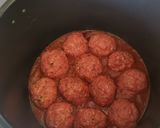 Une image de l'étape 2 de Boulettes de bœuf fourrées au gouda.