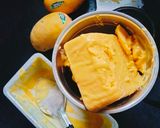 A picture of step 4 of Kesar Mango Ice-cream Creamy Mango 🥭 ice cream 🍦.