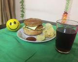 A picture of step 7 of Aloo Muttor Tikki Burger.
