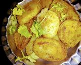 A picture of step 1 of Tukk(aloo fry).