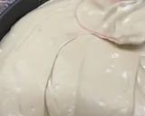 A picture of step 8 of Lotus Biscoff cheese cake.