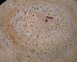 A picture of step 2 of Besan ka cheela.