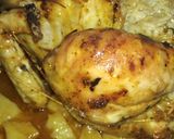 صورة لخطوة 2 من وصفة دجاجة محمرة في الفرن محشوة بالأرز🍗