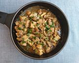 Foto langkah ke 8 dari resep Chicken and Tofu with Homemade Teriyaki Sauce.