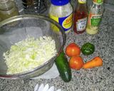 A picture of step 2 of Vegetable stuffed bread.