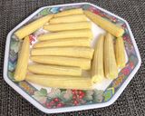 A picture of step 1 of Baby Corn Tikka.