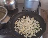 A picture of step 2 of Zucchini and Sweet Potato Gnocchi with Meat Sauce.