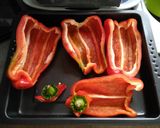 Foto del paso 1 de la receta Pimientos rellenos de arroz y pavo