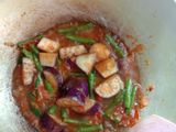 Terong balado plus kacang panjang
