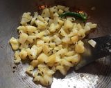 A picture of step 3 of Chena / Paneer Sandwich.
