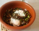 Foto del paso 2 de la receta Revuelto de trigueros, ajetes y champiñón