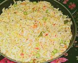 A picture of step 2 of Yakhni matar pulao.