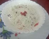A picture of step 3 of Fresh cabbage Raita.