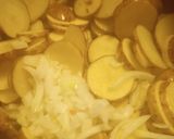 A picture of step 1 of Stovetop Hotdog and Potato Stew.