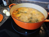 Potaje de garbanzos y alubias