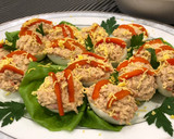 Foto del paso 1 de la receta: Huevo relleno de atún