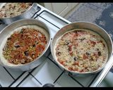 صورة لخطوة 2 من وصفة بيتزا خضار وجبنة 🍕🧀