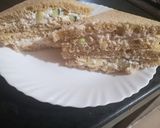 A picture of step 2 of Chicken fruit sandwich.