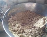 A picture of step 2 of Til jaggery ki chikki.