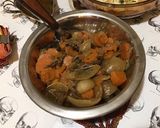 Une image de l'étape 15 de Gigot d'agneau de 8 heures confit d'ail oignon et carottes aux aromates.