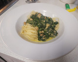 Foto del paso 7 de la receta: Espaguetis con salsa espinacas y nueces