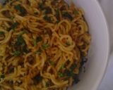 A picture of step 3 of Noodles in Chunky Peanut Butter Dressing.