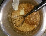 A picture of step 3 of Sohn Halwa.
