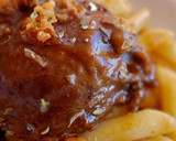 Foto del paso 14 de la receta: Macarrones "revolcones" con carrilleras guisadas en Oporto