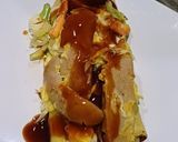 Foto langkah ke 6 dari resep Okonomiyaki Gulung | Pancake Kubis/ Kol Gulung Jepang.